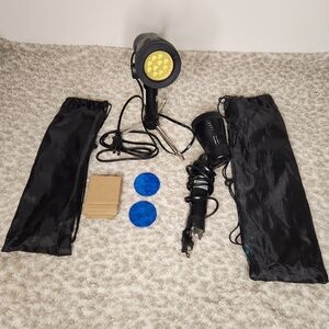 Set of 2 Photography Continuous 5500K LED Portable Light Lamp for Table Top